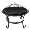 Kép 2/6 - Kerti grill fedővel - 56 cm - fekete
