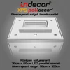 Kép 2/5 - T-120x90-LP T-120x90-LP Téglalap álmennyezet sziget test LED panel világításhoz