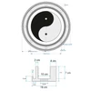 Kép 6/10 - YIN-YANG    YIN-YANG Süllyesztett álmennyezet sziget test