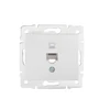 Kép 1/2 - Szimpla számítógép-csatlakozó (2x RJ45Cat 5e Jack) DOMO