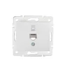 Kép 1/2 - Szimpla számítógép-csatlakozó (RJ45Cat 6 Jack) DOMO