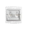 Kép 1/2 - Dupla, független számítógép-csatlakozó (2x RJ45Cat 5e Jack) LOGI