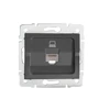 Kép 1/2 - Szimpla számítógép-csatlakozó (2x RJ45Cat 5e Jack) LOGI