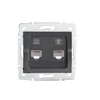 Kép 1/2 - Számítógép és telefoncsatlakozó aljzat (RJ45 Cat 6+RJ11) LOGI
