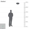 Kép 6/7 - Cserélhető fényforrású mennyezeti lámpa FOGLER DL