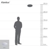 Kép 5/6 - Mennyezeti LED lámpa FOGLER LED