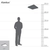 Kép 5/6 - Mennyezeti LED lámpa TYBIA LED