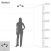 Kép 5/6 - Fali-mennyezeti lámpatest MILENO