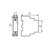 Kép 2/2 - Kontaktor modul, 230V AC vezérlés KMC