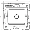 Kép 2/2 - TV antennacsatlakozó aljzat átmenő LOGI