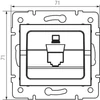 Kép 2/2 - RJ45 csatlakozó adapter LOGI