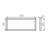 Kép 5/5 - Süllyesztett LED panel BRAVO S / SU