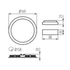 Kép 7/7 - Lámpatest ROUNDA V2LED