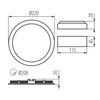 Kép 8/8 - Lámpatest ROUNDA V2LED