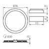 Kép 8/8 - Lámpatest ROUNDA V2LED
