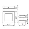 Kép 6/6 - Lámpatest KANTI V2LED