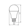 Kép 3/4 - LED fényforrás A60 LED