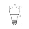 Kép 3/4 - LED fényforrás IQ-LEDDIM A60