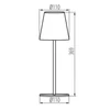 Kép 12/12 - LED asztali lámpa INITA LED IP54