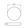 Kép 3/3 - Süllyesztett lámpatest tartozék TAVO FRAME