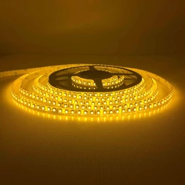 Kültéri Ledszalag 9,6W/m Sárga 120LED/méter