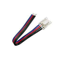 Csatlakozó 10mm széles RGB  COB Ledszalaghoz (pattintós)