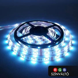 Kültéri Ledszalag Színváltós 7,2W/m RGB 30LED/méter