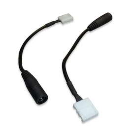 8mm Ledszalaghoz DC tápcsatlakozó gyorsbekötő