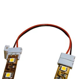 Összekötő 10mm széles Fehér Ledszalaghoz (pattintós)