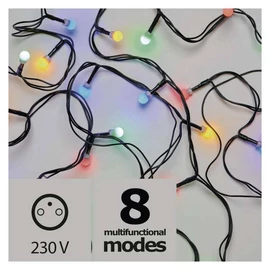 KARÁCSONYI FÉNYF CHERRY MULTIF 20M 200LED IP44 SZÍNES