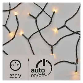 KARÁCSONYI FÉNYF CLASSIC 4M 40LED IP44 IDŐZÍTŐ VINTAGE