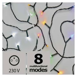 KARÁCSONYI FÉNYF MULTIF 10M 100LED IP44 HIDEG/SZÍNES