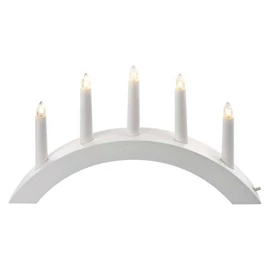 HOME DECO GYERTYA ÁLLV FEHÉR 9LED E10 IP20 ID MF