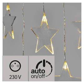 KARI FÉNYFÜZÉR CSILLAG AKRIL 8LED IP44 ID MELEG F