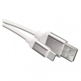 Töltő- és adatkábel USB-A 2.0 / USB-C 2.0, 1 m, fehér