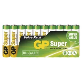 GP Super Alkáli elem AAA 10db/fólia