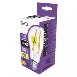 EMOS LED Filament izzó E27 6.7W 806lm meleg fehér