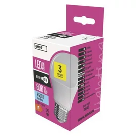 EMOS Classic LED izzó A60 E27 8.5W 806lm hideg fehér