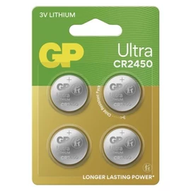 GP Ultra Lítium gombelem CR2450 4db/bliszter