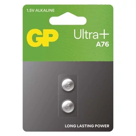 GP Ultra Plus Alkáli gombelem LR44 (A76F) 2db/bliszter