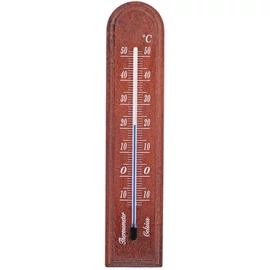 Hőmérő beltéri fa 42x205mm dió 3000235