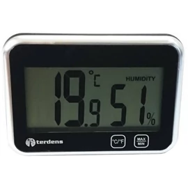 Hőmérő / higrométer digitális, fekete 3003632