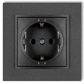 MINI egyes dugalj kerettel metál grafit 4121H