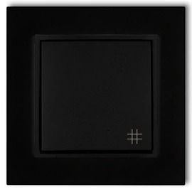 MINI keresztkapcsoló kerettel matt fekete 4132H