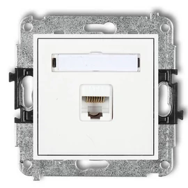 MINI computer aljzat Cat6 keret nélkül, fehér 4155H