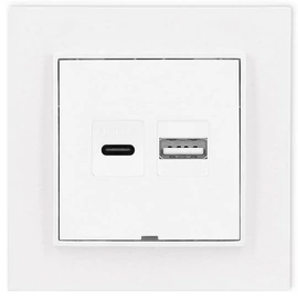 MINI dupla USB aljzat A-C