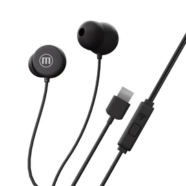 Maxell vezetékes fülhallgató - fekete - USB-C (INBAX)