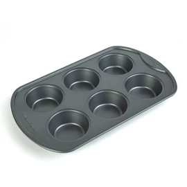 Baker’s Secret Classic Line 6 darabos muffin sütőforma - 31,3 x 18,6 x 3,6 cm