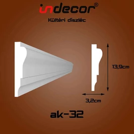 Lec-AK-32 Kültéri ablak keret díszléc