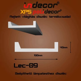 Lec-09 Beépíthető lámpatesthez díszléc
